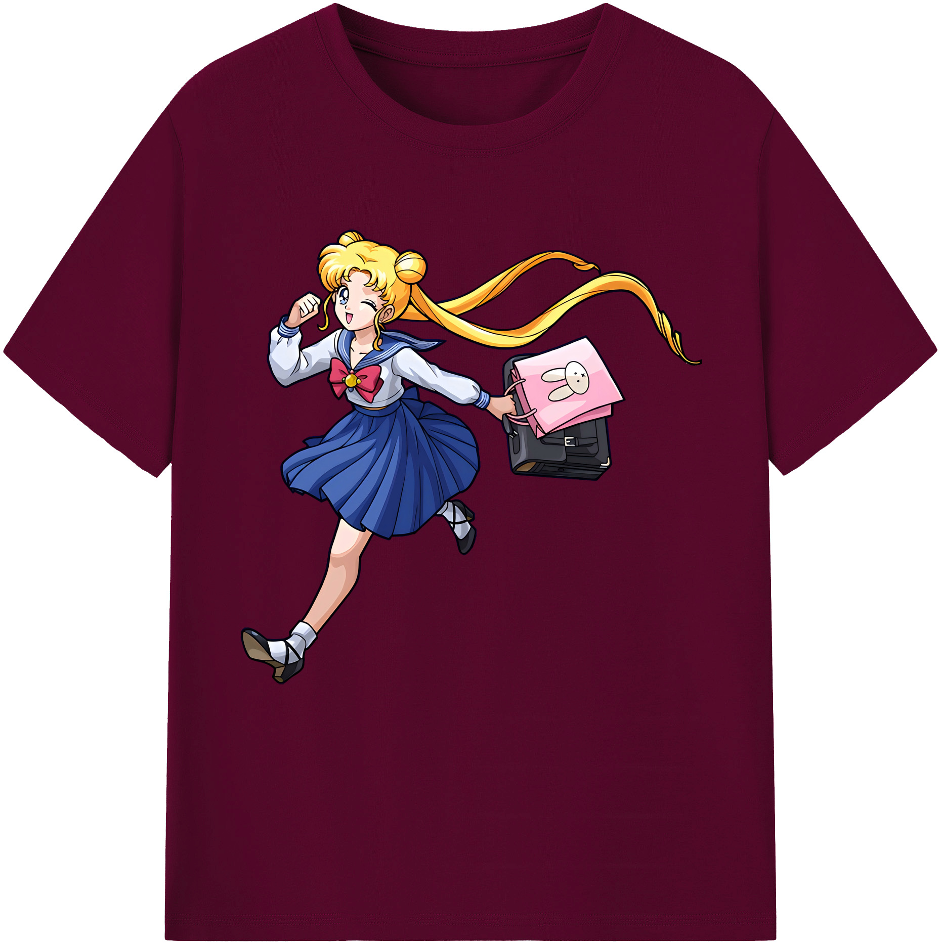 （画像用） 美少女戦士セーラームーン 愛野 美奈子 あいの みなこ Sailor Moon Aino Minako レディースカジュアルプリントTシャツ（綿100％）